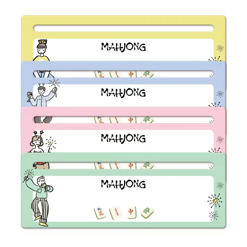 Mahjongg Cards 2026 American Mahjong Waterproof Scoring Card Rule Card Mahjong Card