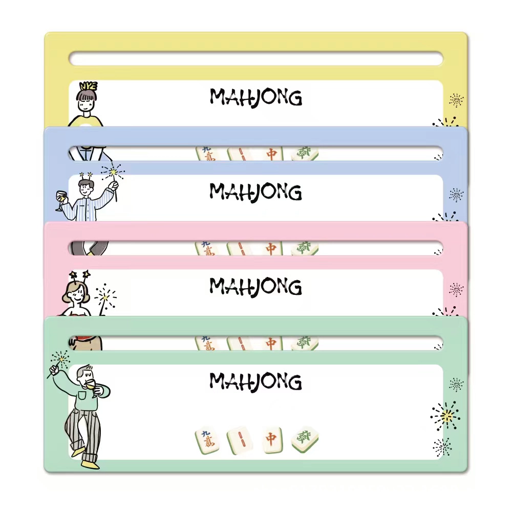 Mahjongg Cards 2026 American Mahjong Waterproof Scoring Card Rule Card Mahjong Card